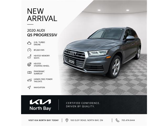 Used 2020 Audi Q5 45 Progressiv Heated Heats and Steering |  - North Bay - Kia North Bay