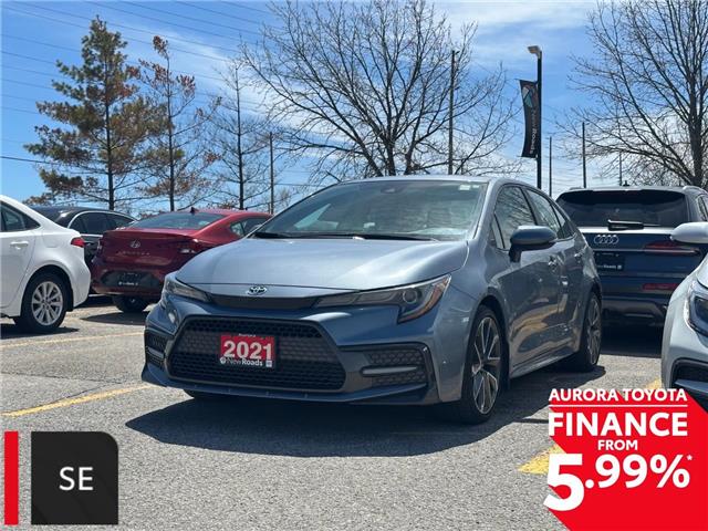 Used 2021 Toyota Corolla SE 2.0L Toyota Reliability - Alloy Wheels, Moonroof, Heated Steering - Aurora - Aurora Toyota