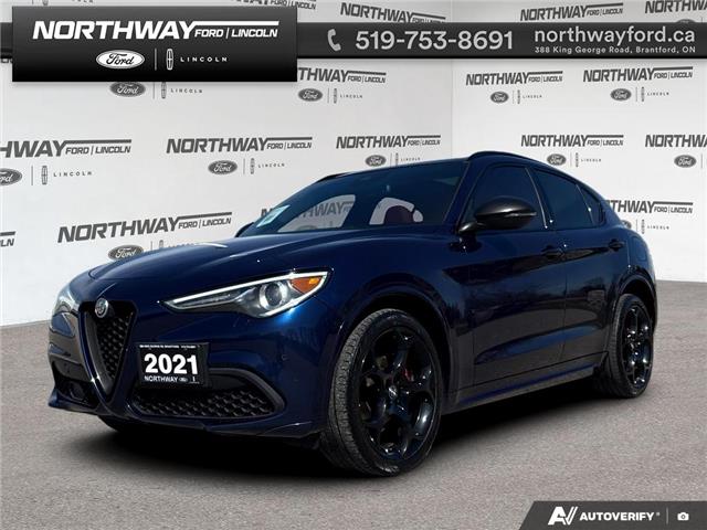 2021 Alfa Romeo Stelvio ti (Stk: P11773) in Brantford - Image 1 of 20