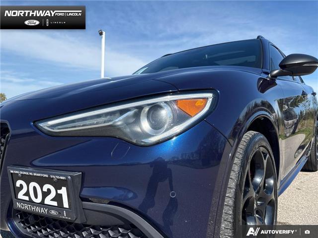 2021 Alfa Romeo Stelvio ti (Stk: P11773) in Brantford - Image 7 of 20