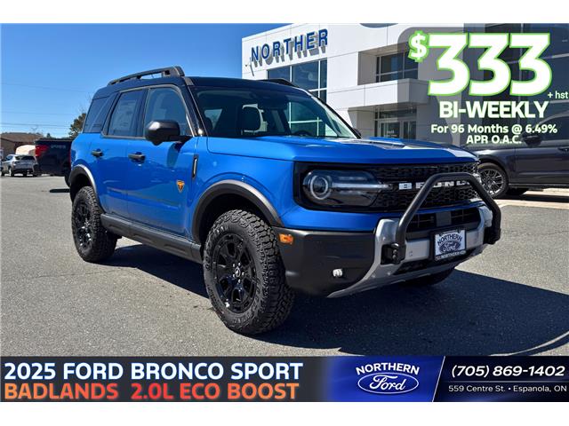 2025 Ford Bronco Sport Badlands (Stk: 25182) in Espanola - Image 2 of 10