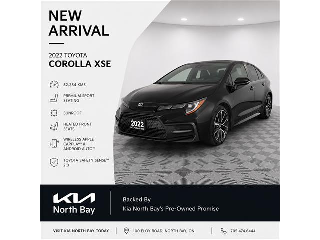 2022 Toyota Corolla XSE (Stk: 26-195AA) in North Bay - Image 1 of 1