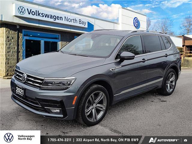 2021 Volkswagen Tiguan Highline (Stk: 26006AA) in North Bay - Image 1 of 22