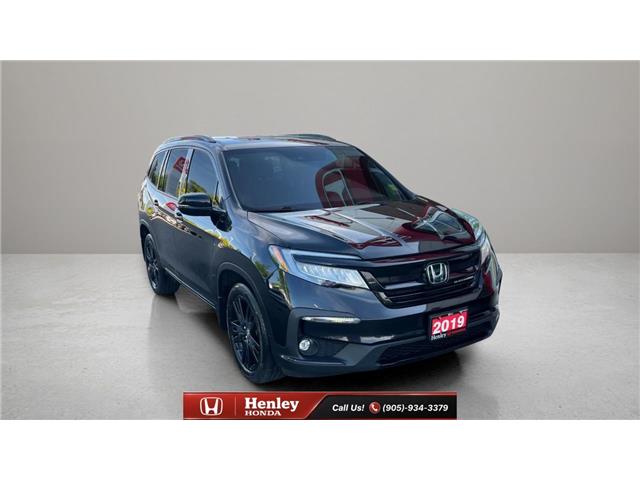 2019 Honda Pilot Black Edition (Stk: H22803A) in St. Catharines - Image 1 of 12