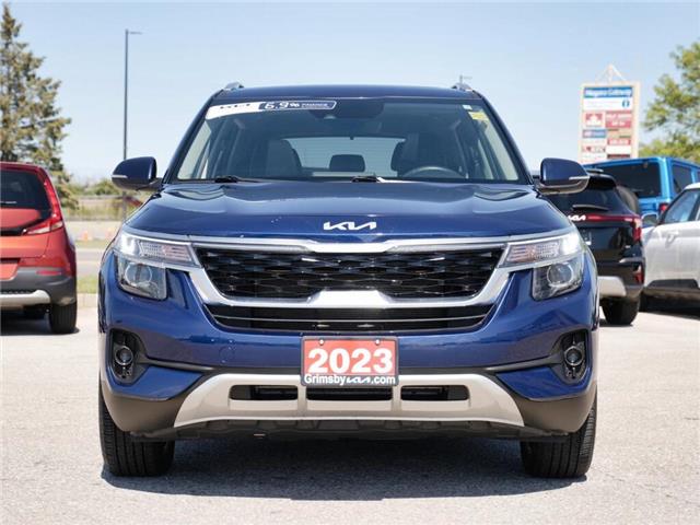 2023 Kia Seltos EX | LEATHER | SUN ROOF | GREAT KM | AWD | HEATED (Stk: U3303) in Grimsby - Image 2 of 20