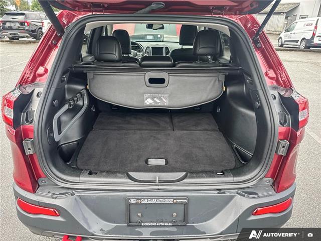 2017 Jeep Cherokee Trailhawk (Stk: T64486) in Richmond - Image 12 of 25