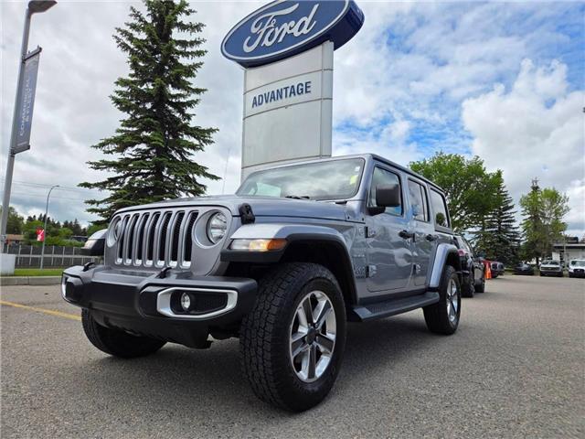 2020 Jeep Wrangler Unlimited Sahara (Stk: T25718A) in Calgary - Image 1 of 16