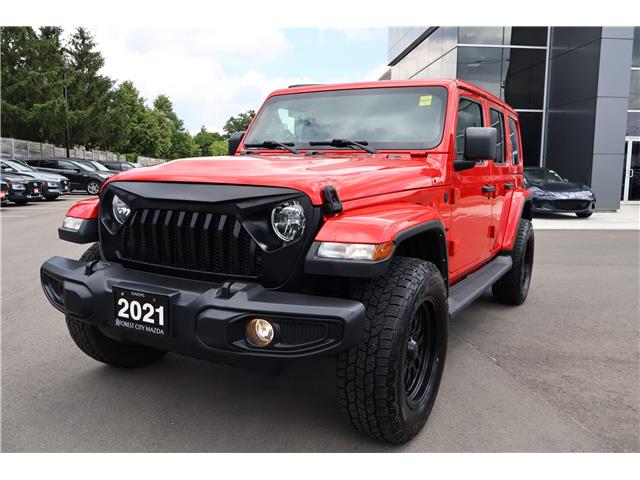2021 Jeep Wrangler Unlimited Sahara (Stk: 1726M30436A) in London - Image 1 of 31