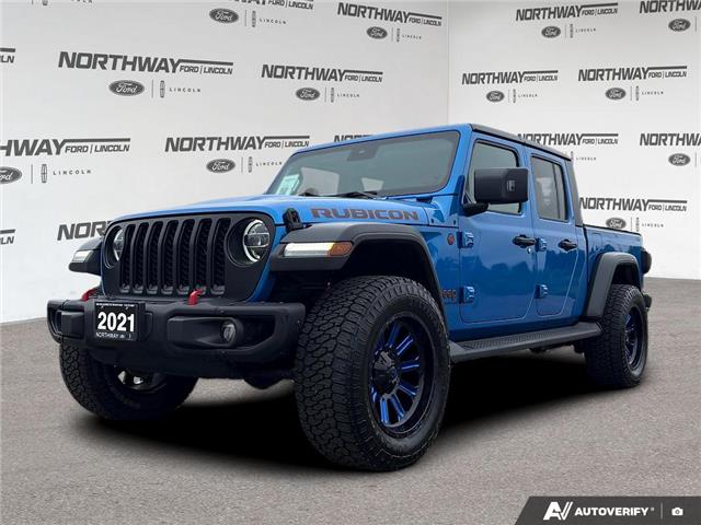 2021 Jeep Gladiator Rubicon (Stk: 6EX5166B) in Brantford - Image 1 of 25
