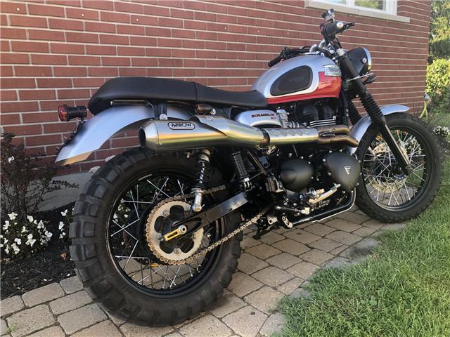 arrow triumph scrambler