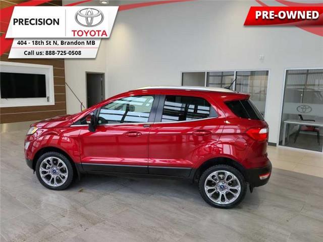 2018 Ford Ecosport Titanium Local Trade Low Mileage Navigation Sunroof Bluetooth Blind Spot Assist Rear View Camera At 20994 For Sale In Brandon Precision Toyota