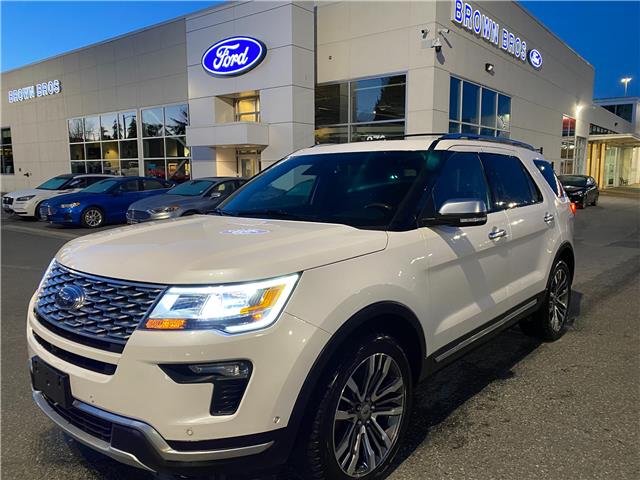 19 Ford Explorer Platinum Local No Accidents At For Sale In Vancouver Brown Bros Ford