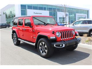 2021 Jeep Wrangler Unlimited Sahara Red with 58,650km at $38,499